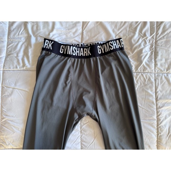 Gymshark Men's Compression Fit Element Baselayer Leggings Gray Small EUC - Picture 2 of 8